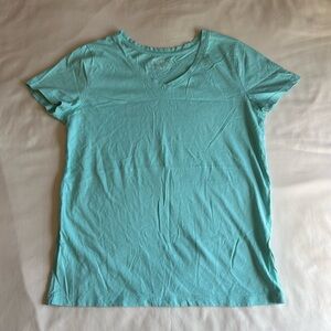 Teal V-Neck T-Shirt - Size Medium